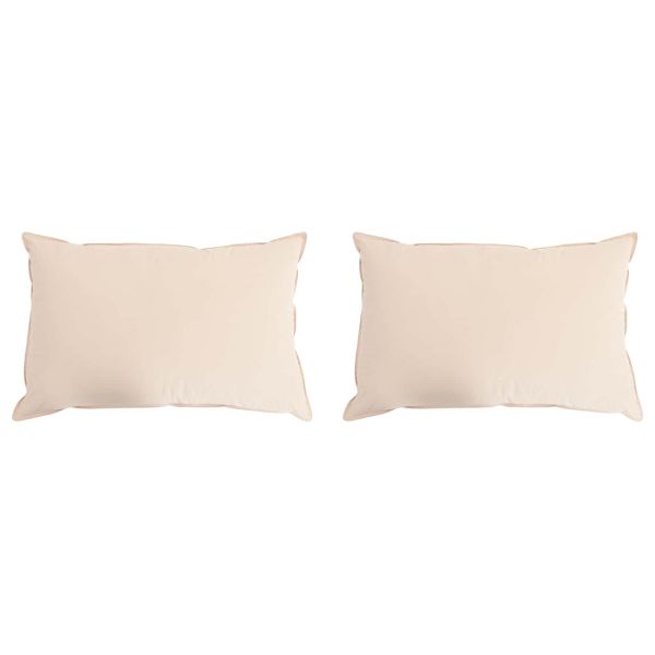 Възглавница 2 pcs Бежово 30 x 50 cm Капок Влакно