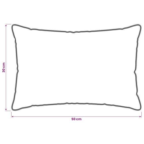 Възглавница 2 pcs Бежово 30 x 50 cm Капок Влакно