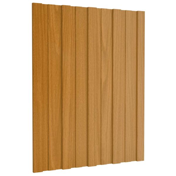 Покривен панел 36 pcs Натурално 60 x 45 cm Поцинкована стомана