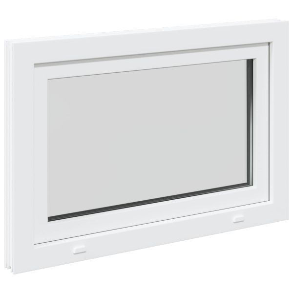 Прозорец за мазе RISOR 90 x 70 cm PVC и стъкло Бяло