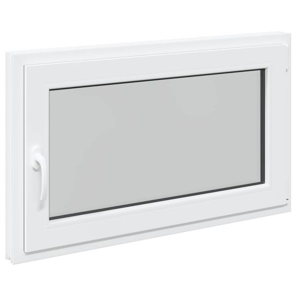 Прозорец за мазе RISOR 100 x 60 cm PVC и стъкло Бяло