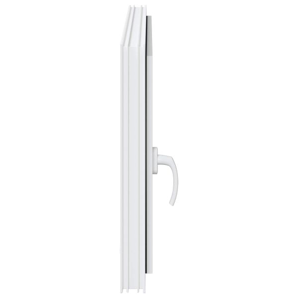 Прозорец за мазе RISOR 100 x 60 cm PVC и стъкло Бяло