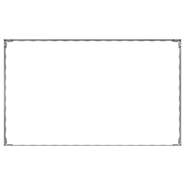 Ограда за трева 4 pcs 100 x 60 x 20 см Стомана Сребристо