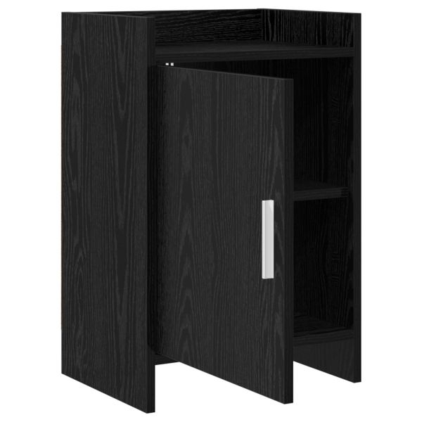 Нощни маси 2 pcs Черен дъб 40 x 30 x 60 cm Инженерна дървесина