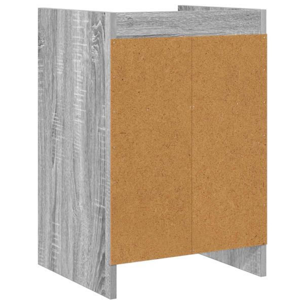 Нощни маси 2 pcs Сив Сонома 40 x 36 x 60 см Инженерна дървесина