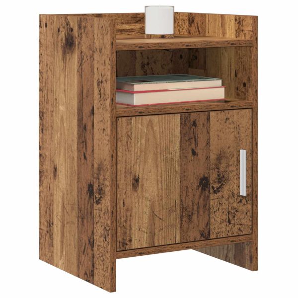 Нощни маси 2 pcs Старо дърво 40 x 36 x 60 см