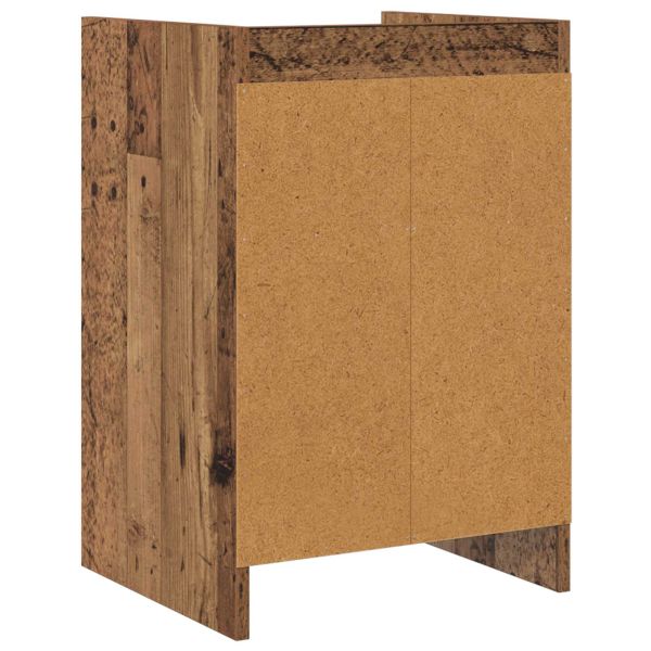 Нощни маси 2 pcs Старо дърво 40 x 36 x 60 см