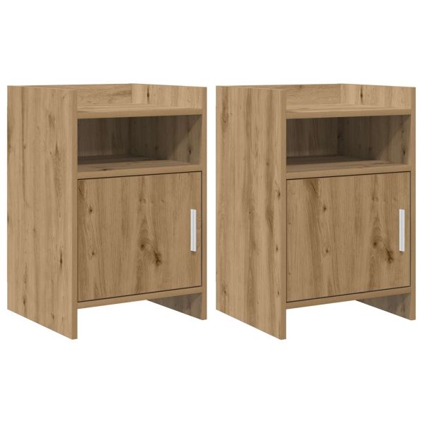 Нощни маси 2 pcs Дъб артизан 40 x 36 x 60 см