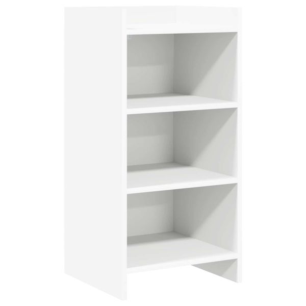 Служебен шкаф Бяло 40 x 36 x 80 см Инженерна дървесина