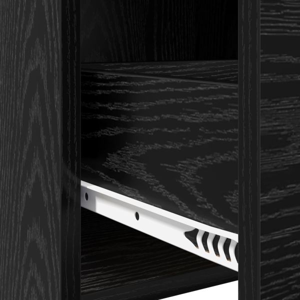 Служебен шкаф Черен дъб 40 x 36 x 80 см Инженерна дървесина