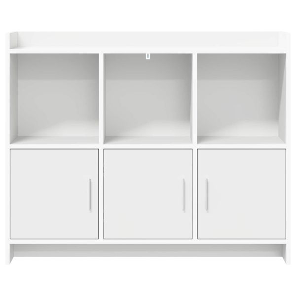 Служебен шкаф Бяло 98,5 x 33 x 80 см Инженерна дървесина