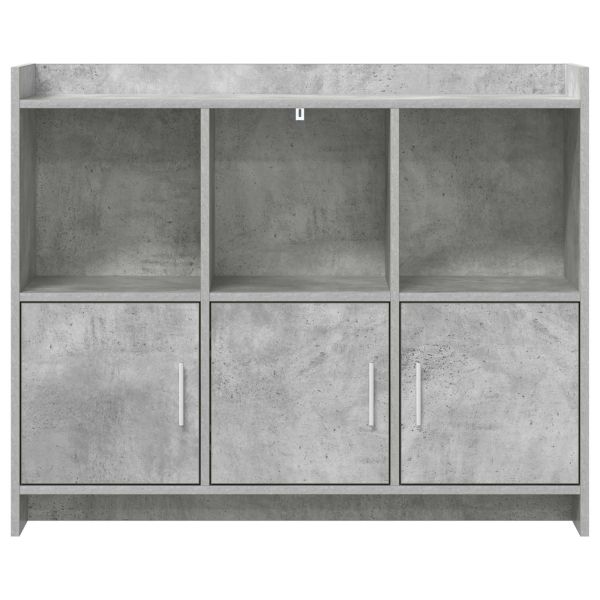 Служебен шкаф Бетонно сиво 98,5 x 33 x 80 см