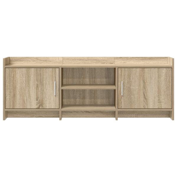 ТВ шкаф 130 x 33 x 47 см Дъб сонома Инженерна дървесина