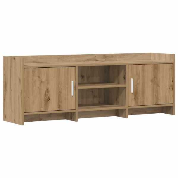 ТВ шкаф 130 x 33 x 47 см Дъб артизан Инженерна дървесина
