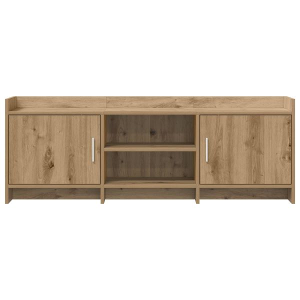 ТВ шкаф 130 x 33 x 47 см Дъб артизан Инженерна дървесина
