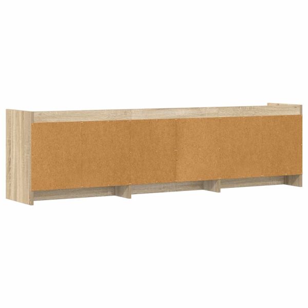 ТВ шкаф 168 x 33 x 47 см Дъб сонома Инженерна дървесина