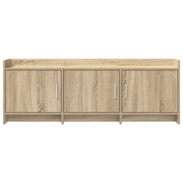 ТВ шкаф 130 x 33 x 47 см Дъб сонома Инженерна дървесина
