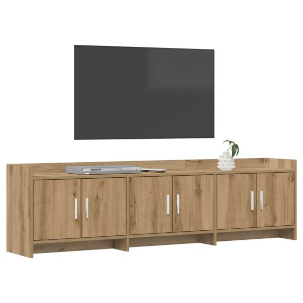 ТВ шкаф 168 x 33 x 47 см Дъб артизан Инженерна дървесина