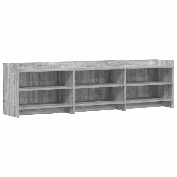 ТВ шкаф 168 x 33 x 47 см Сив Сонома Инженерна дървесина