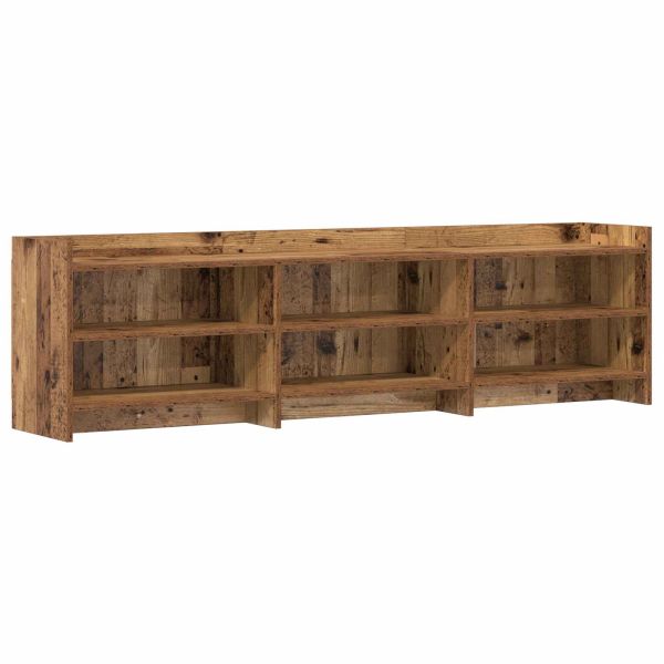ТВ шкаф 168 x 33 x 47 см Старо дърво Инженерна дървесина