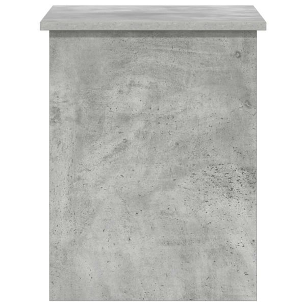 Складов сандък Бетонно сиво 60 x 40 x 50 cm Инженерна дървесина