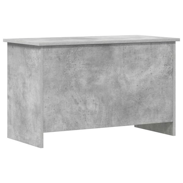 Складов сандък Бетонно сиво 80 x 40 x 50 cm Инженерна дървесина