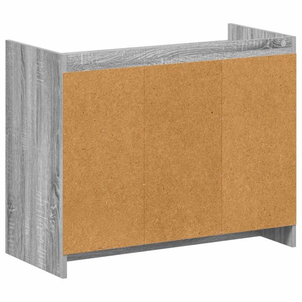 Шкаф за обувки Сив Сонома 85 x 39,5 x 70 см Инженерна дървесина