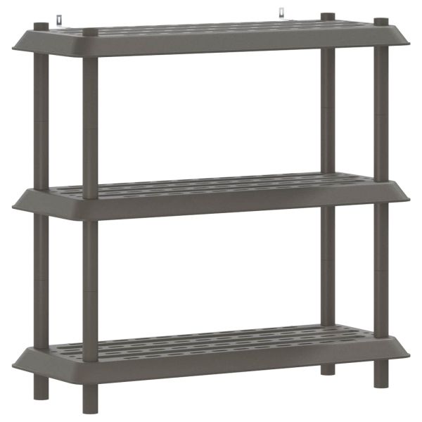 Рафтово единица 3 нива 100 x 40 x 96 см ПП Светлосиво