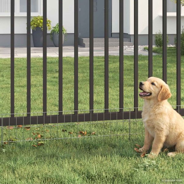 Оградата за градината с колчета 48 pcs 95 x 30 см Mesh
