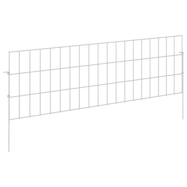 Оградата за градината с колчета 48 pcs 95 x 30 см Mesh