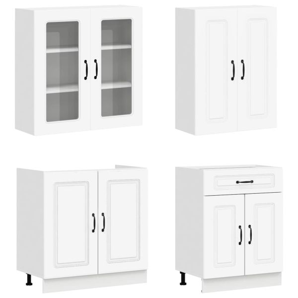 Кухненски единица KALMAR 8 pcs Бяло Инженерна дървесина