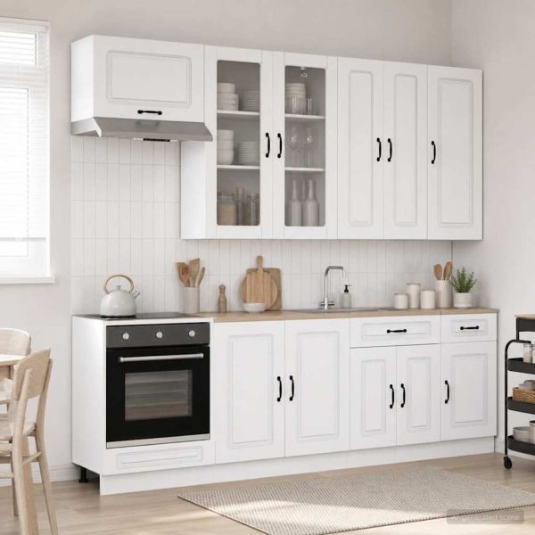Кухненски единица KALMAR 8 pcs Бяло Инженерна дървесина