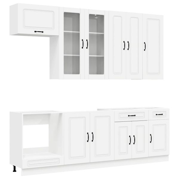 Кухненски единица KALMAR 8 pcs Бяло Инженерна дървесина
