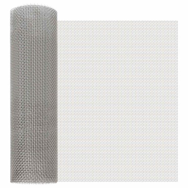 Мрежест екран 40 x 500 см 6 Mesh Неръждаема стомана 201