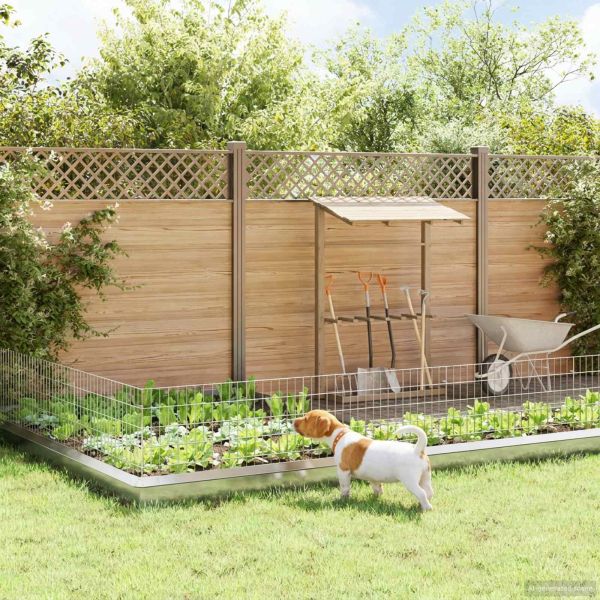 Оградата за градината с колчета 24 pcs 95 x 50 см Mesh