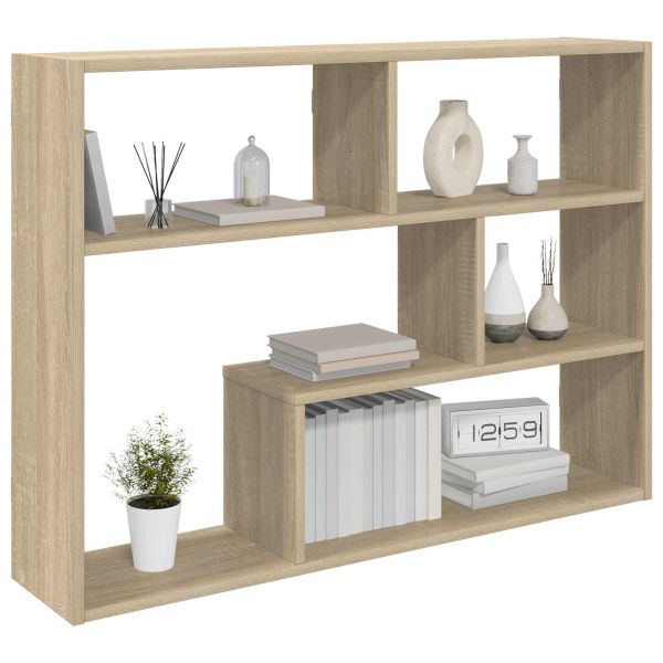 Стенен рафт Монтиране на стена Дъб сонома 95 x 20 x 69,5 см
