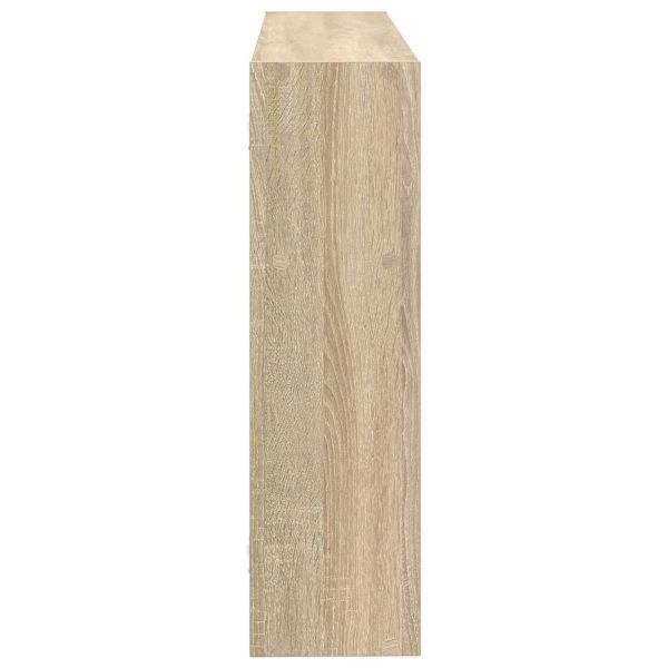 Стенен рафт Монтиране на стена Дъб сонома 95 x 20 x 69,5 см