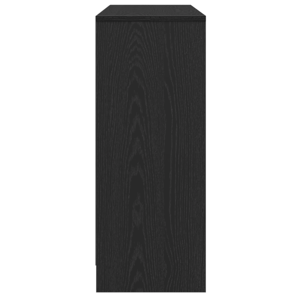Служебен шкаф Черно 102 x 29.5 x 75 см Инженерно дърво