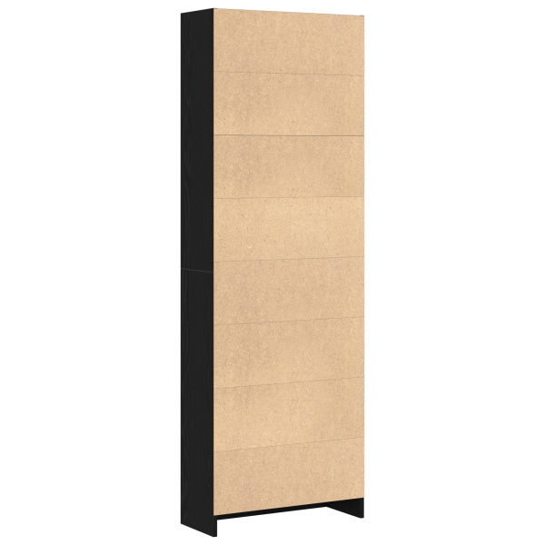Рафт за книги Черния дъб 60 x 24 x 176 см Инженерно дърво