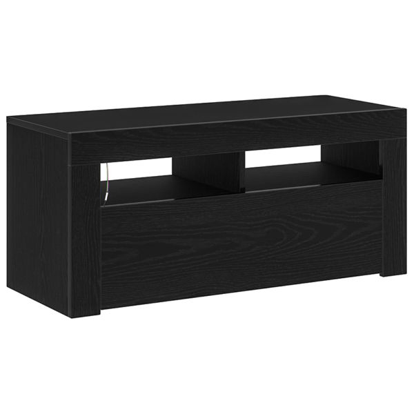 ТВ шкаф Черния дъб 90 x 35 x 40 см Инженерно дърво