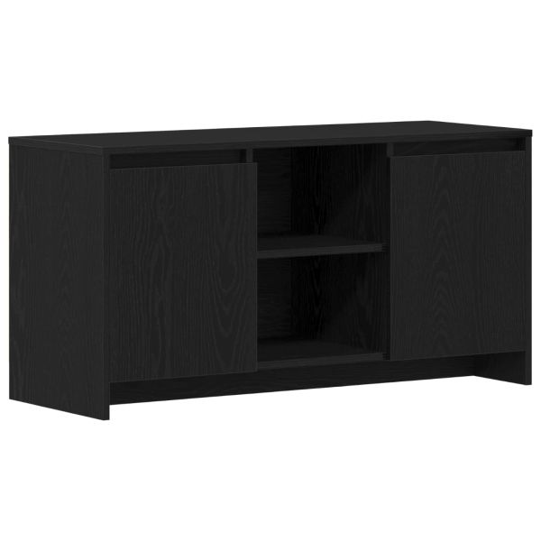 ТВ шкаф Черния дъб 102 x 37,5 x 52,5 см Инженерно дърво