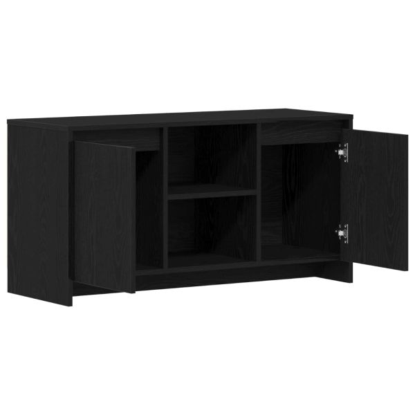 ТВ шкаф Черния дъб 102 x 37,5 x 52,5 см Инженерно дърво