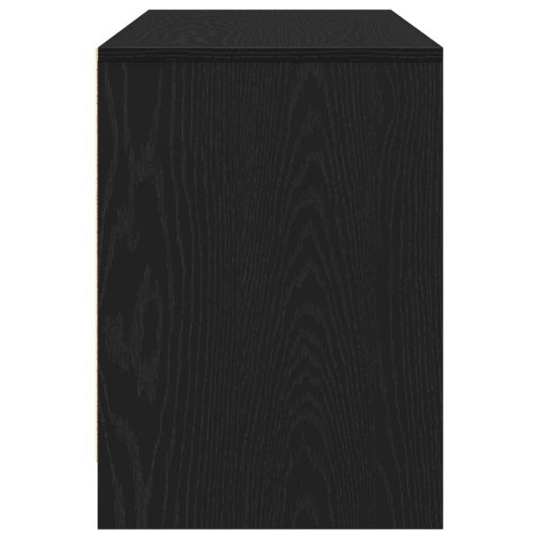 ТВ шкаф Черния дъб 102 x 37,5 x 52,5 см Инженерно дърво