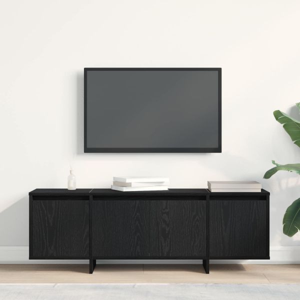 ТВ шкаф Черния дъб 120 x 30 x 40,5 см Инженерно дърво