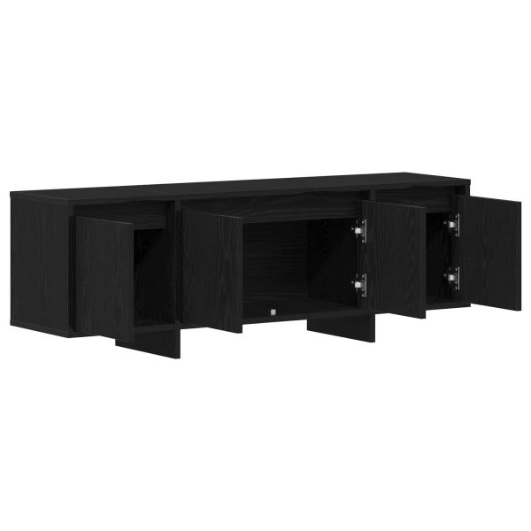 ТВ шкаф Черния дъб 120 x 30 x 40,5 см Инженерно дърво
