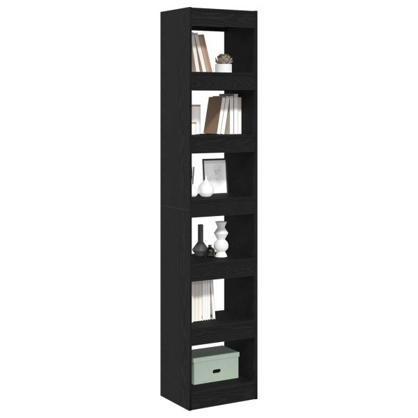 Шкаф за книги Черния дъб 40 x 30 x 198 см Инженерно дърво