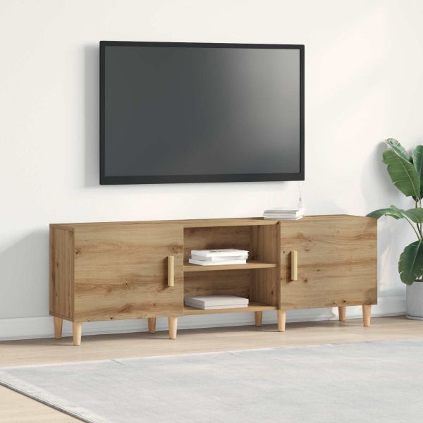 ТВ шкаф 150 x 30 x 50 см дъб артизан Инженерно дърво