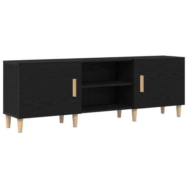 ТВ шкаф Черния дъб 150 x 30 x 50 см Инженерно дърво