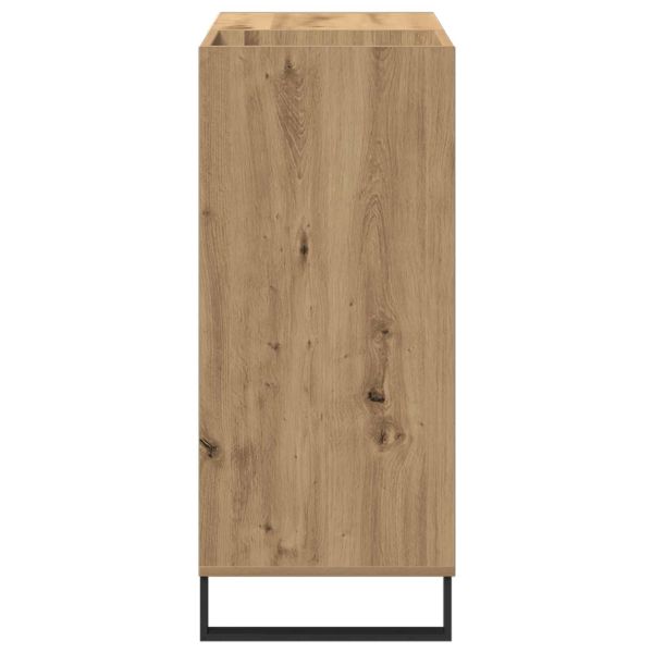Шкаф за грамофонни плочи дъб артизан 84,5 x 38 x 89 см