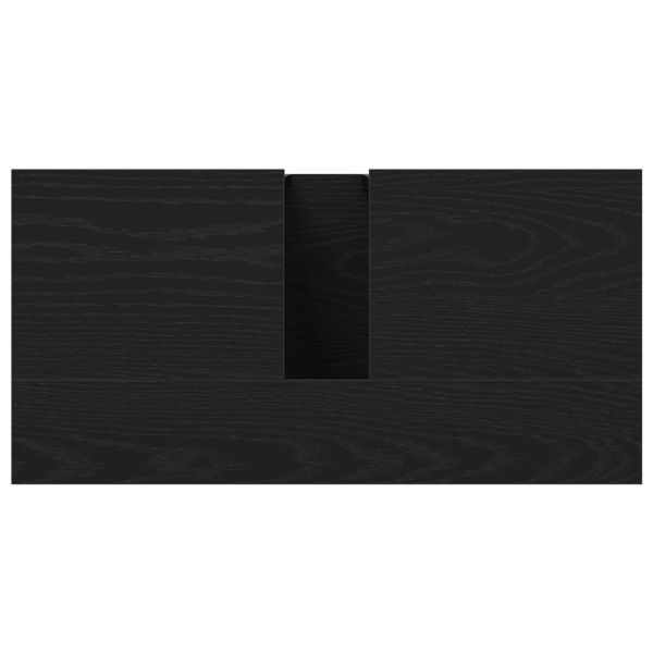 Шкаф за мивка в баня Черния дъб 60 x 30 x 60 cm Инженерно дърво
